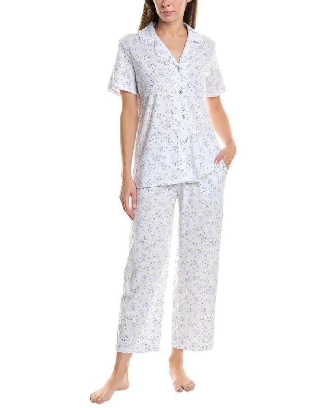 Women's Stylish Casual Garments Carole Hochman 2pc Shirt & Pant Set