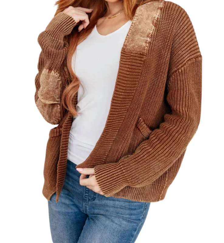 Women's Travel Garments That I Can Work With Grandpa Cardigan In Brown