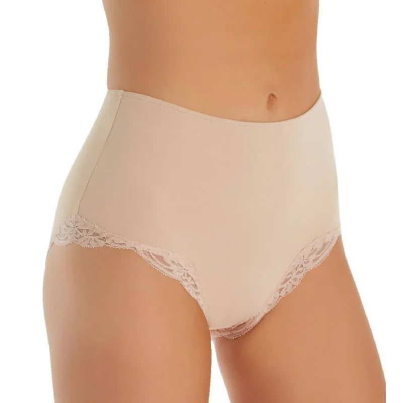 Classic Women's Clothing Styles Delicious With Lace Hipster Brief Panty In Nude