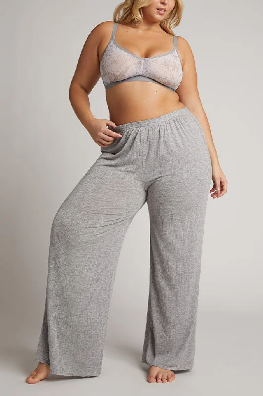 Women's Professional Clothes Whipped Track Pant in Heather Grey