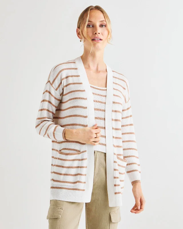 Women's Party Clothes Cashblend Luna Stripe Cardigan