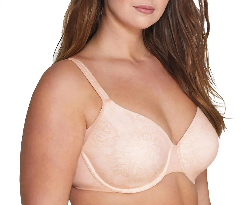 Women's Relaxed Outfit One Smooth U Side Smoothing Foam Underwire Bra In Cream