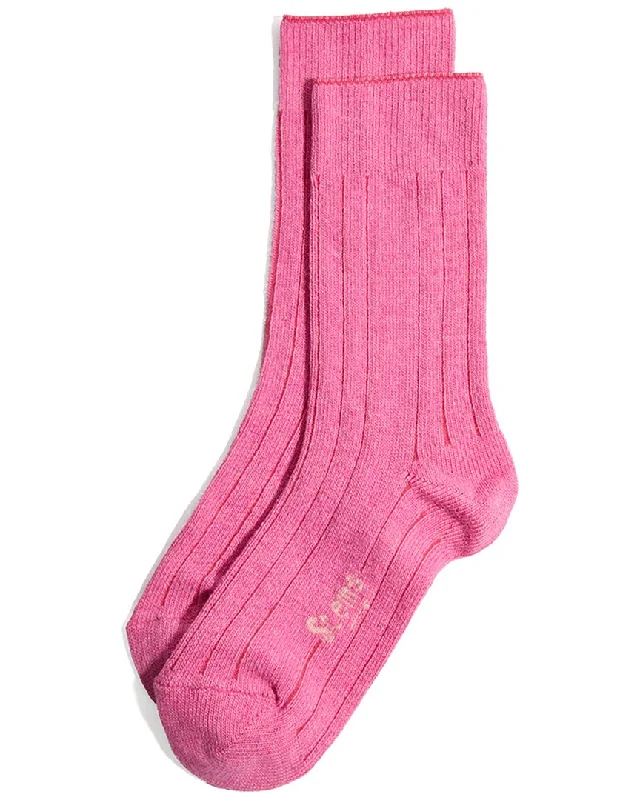 Sustainable Women's Clothes STEMS Lux Cashmere & Wool-Blend Crew Sock Gift Box