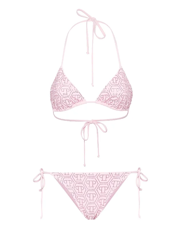 Timeless Women's Outfit Bikini Monogram with Crystals