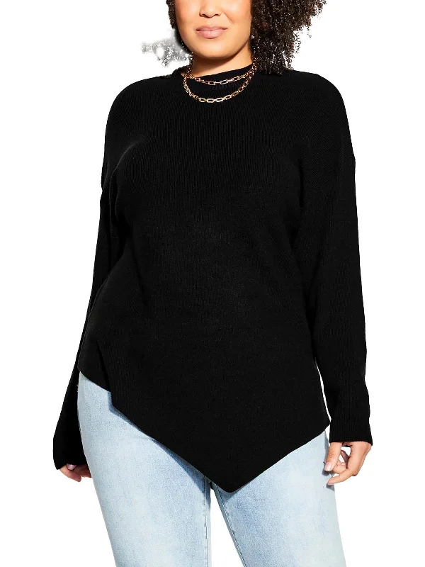 Women's Comfortable Lounge Outfit Womens Ribbed Winter Pullover Sweater