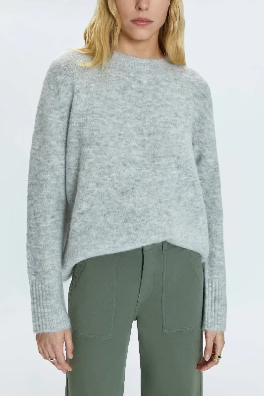 Women's Evening Apparel Ivy Sweater In Soft Grey