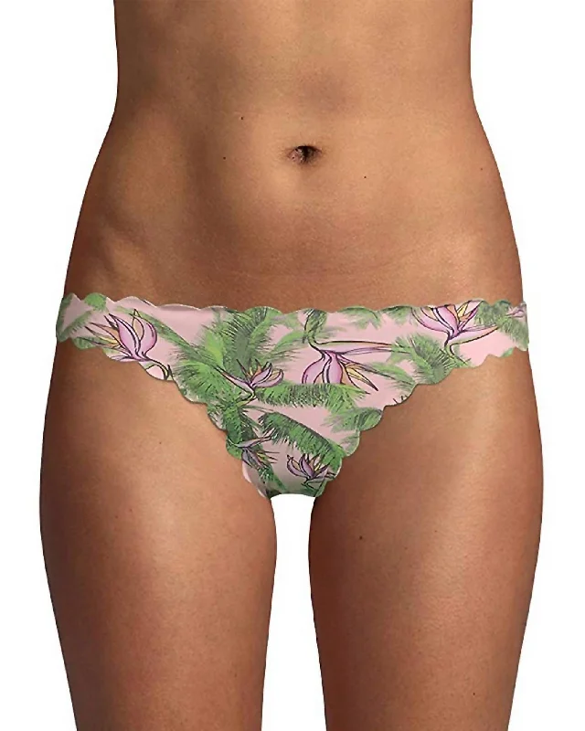 Women's Luxury Garments Bermuda Reversible Seamless Wave Full Bottom Swimsuit In Floral