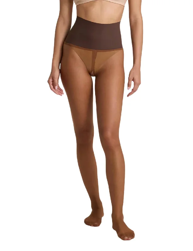 Women's Work Outfit Essential Sheer Tight In Espresso