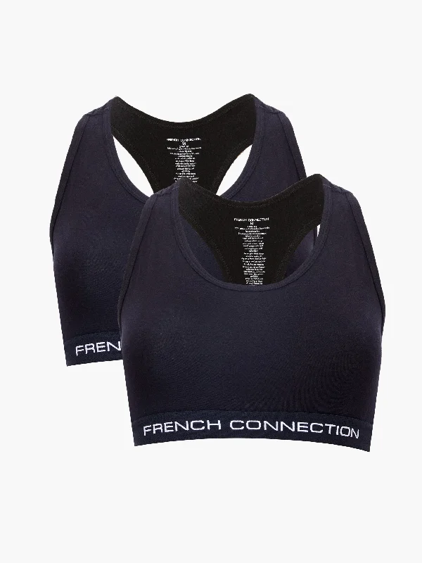 Women's Cozy Winter Attire French Connection 2 Pack Crop Top