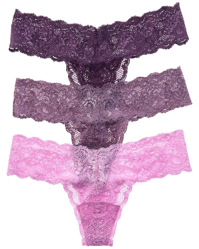 Women's Evening Wear Attire Cosabella 3pk Never Say Never Cutie Thong