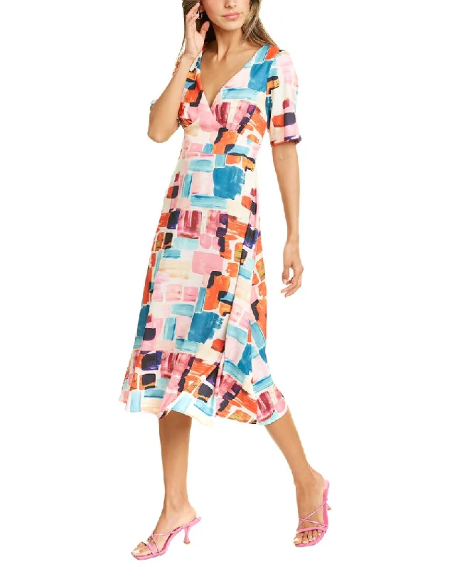 Women's Chic Outerwear Attire Traffic People Preen A-Line Dress
