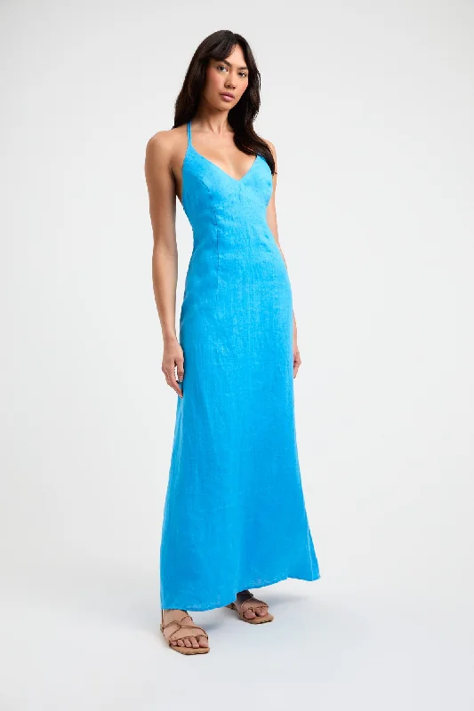 Women's Clothes And Garments Tahiti Tied Halter Dress