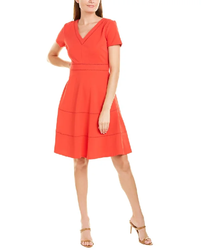 Women's Functional Outdoor Garments KARL LAGERFELD Crepe A-Line Dress