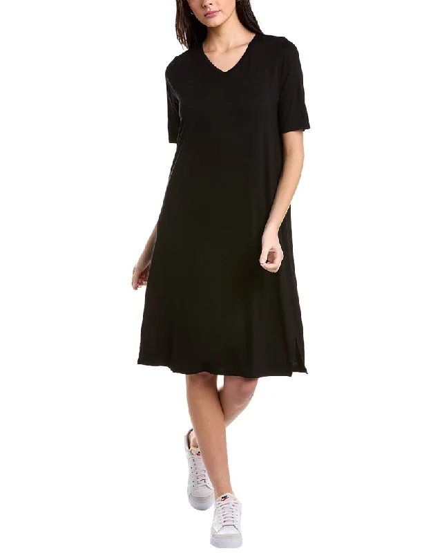 Women's Luxury Apparel EILEEN FISHER V-Neck Dress