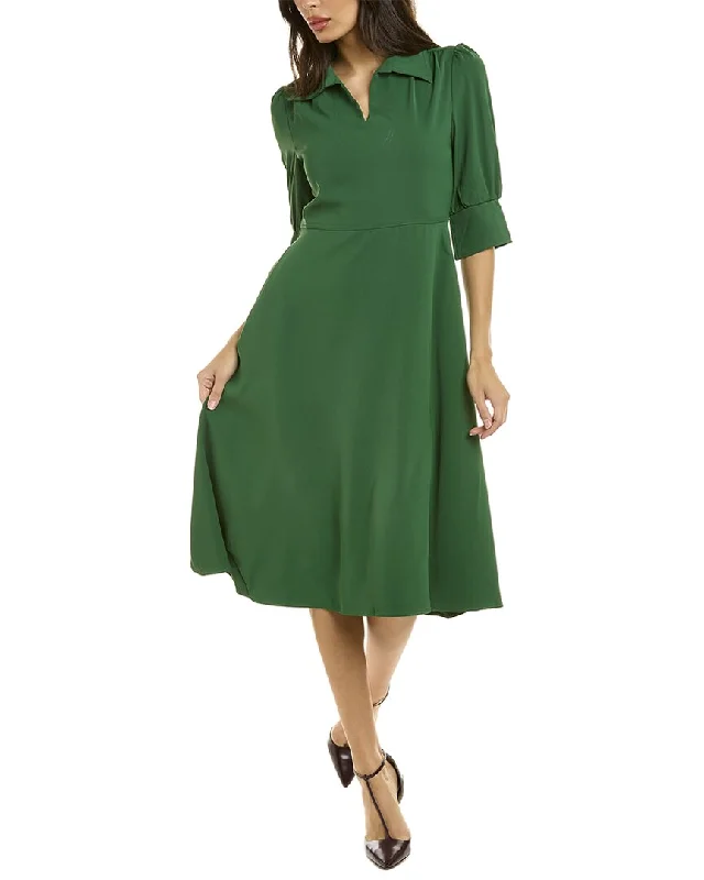 Women Wear Boutique Gracia Puffed Sleeve A-Line Dress