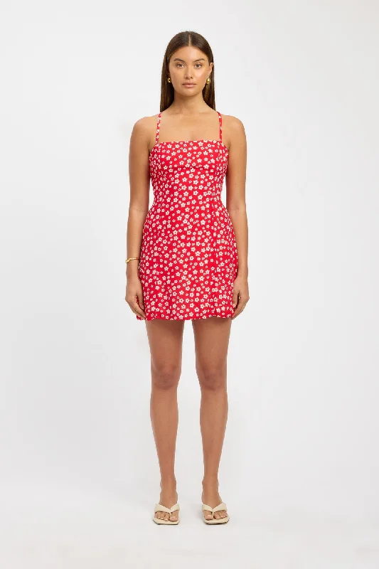 Casual Women's Clothing Scarlet Cross Back Dress