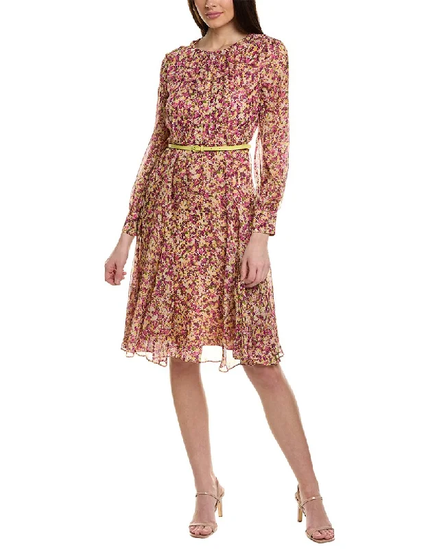 Women's Holiday Apparel Max Mara Studio Verusca Silk A-Line Dress