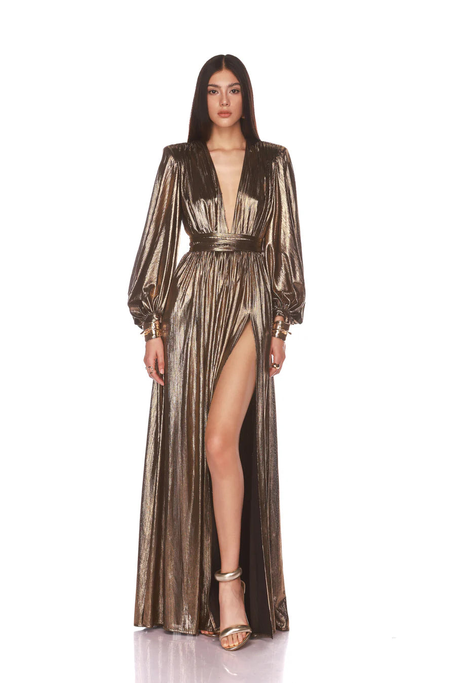 End of Season Sale Zoe Gown - Gold
