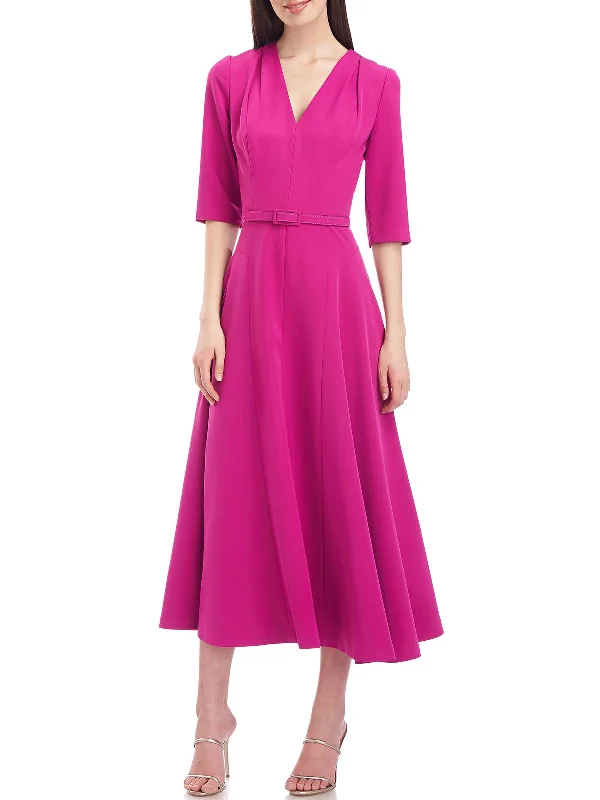 Women's Outdoor Attire Womens Short Sleeve Maxi Wear to Work Dress