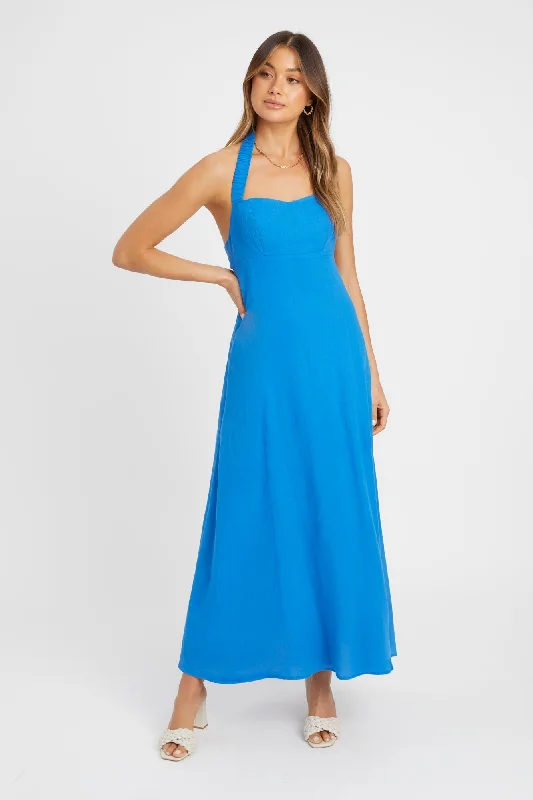 Women's Casual and Dressy Outfits Georgette Halter Dress