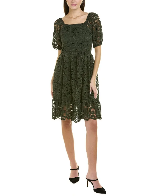 Women's Outerwear Attire Nanette by Nanette Lepore Lace A-Line Dress