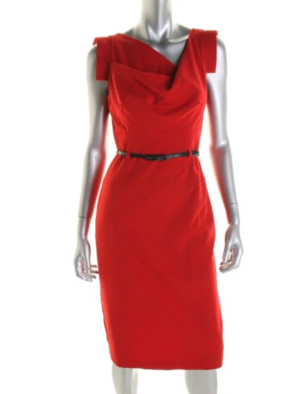 Women's Casual Dresses Jackie Womens Cap Sleeves Open Back Wear to Work Dress