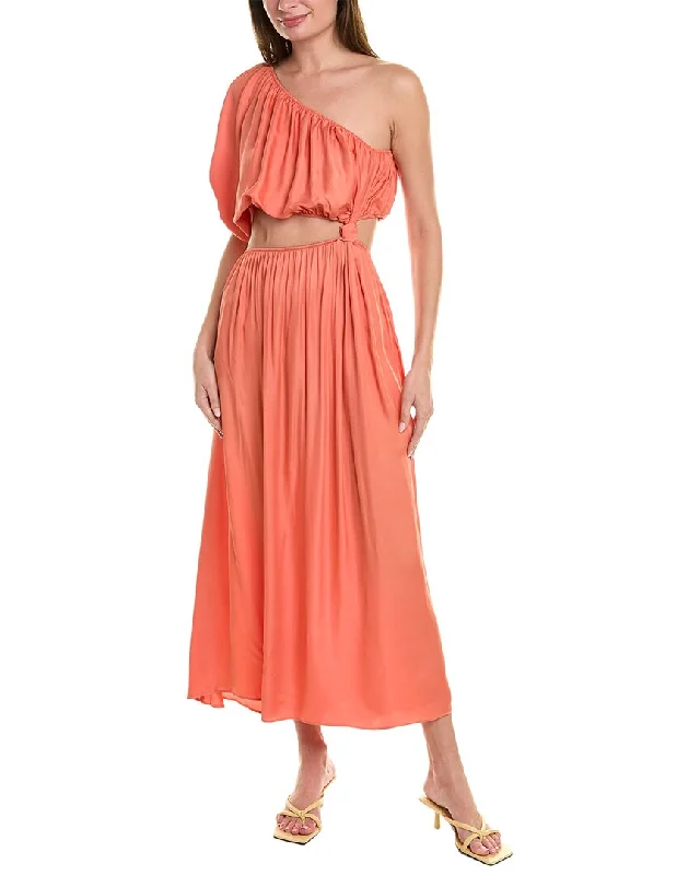 Women's Vintage Clothes FARM Rio One-Shoulder Dress