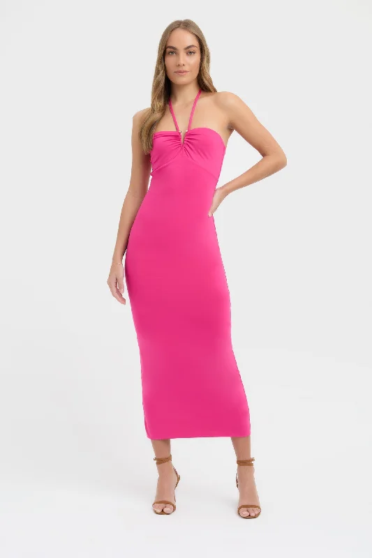 Women's Seasonal Wardrobe Clothing Sunday Halter Dress