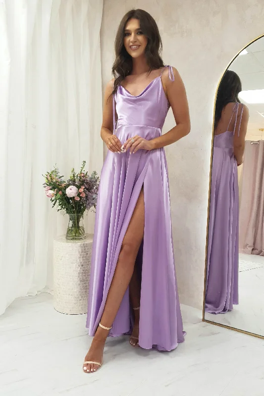 Flash Sale Or Flash Sales Anna Cowl Neckline Gown | Lilac
