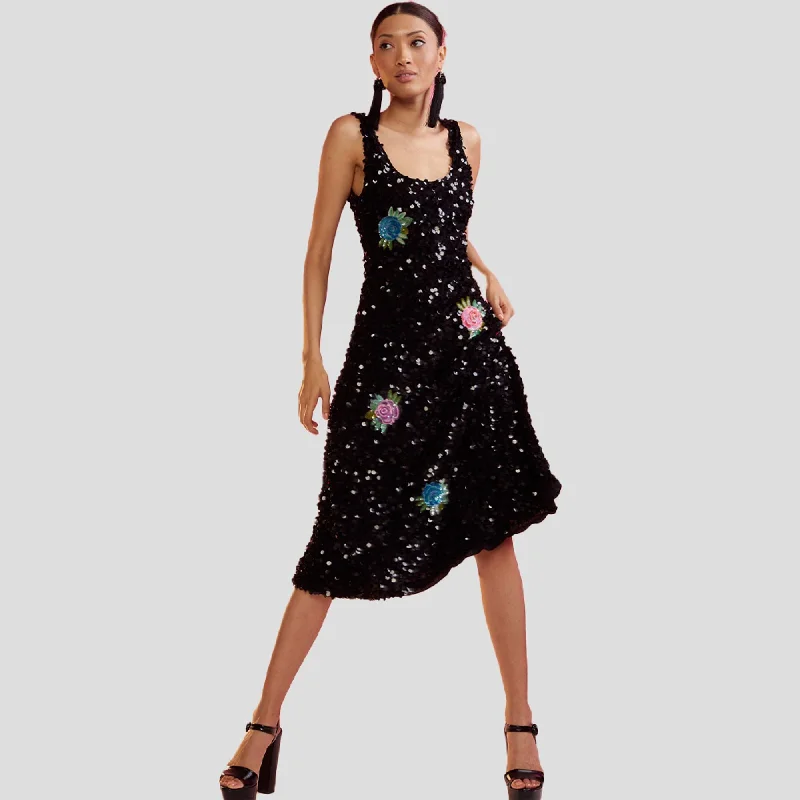 Chic Women's Attire SEQUIN TANK DRESS