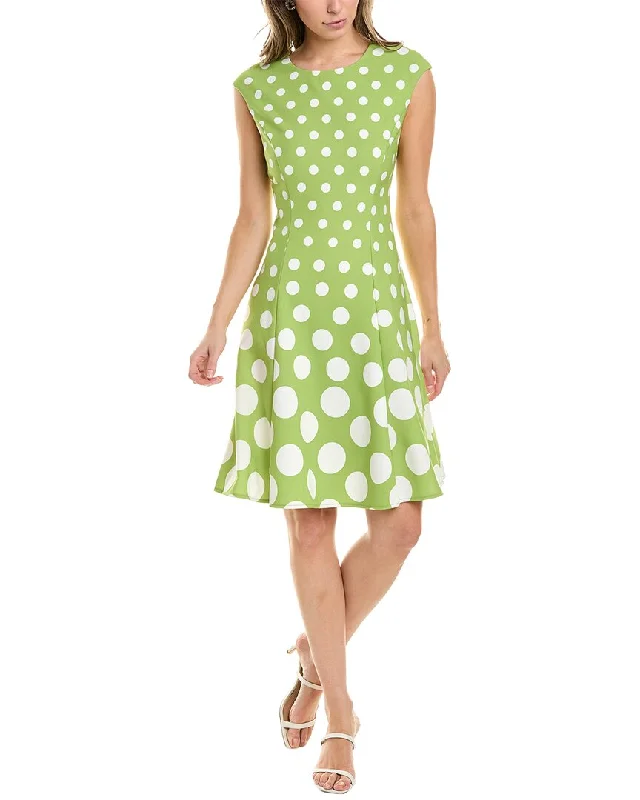 Women's Comfortable Lounge Outfit London Times A-Line Dress
