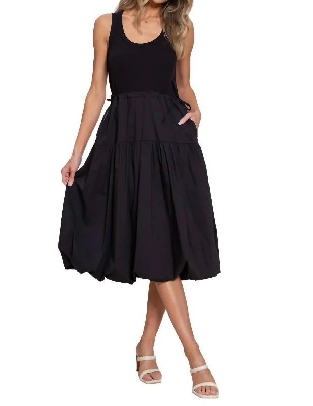 Women's Clothing Sale Online Knit Tank Dress In Black