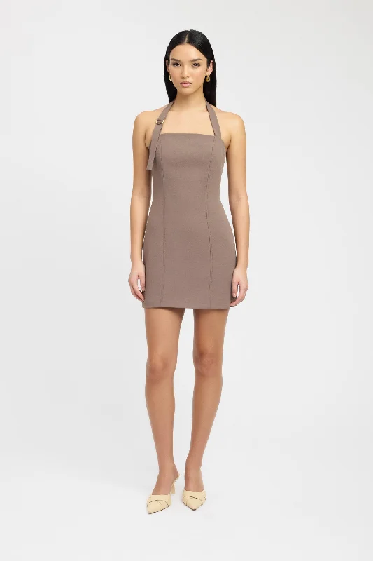 Casual Fashion Trends for Women Ariel Buckle Halter Dress