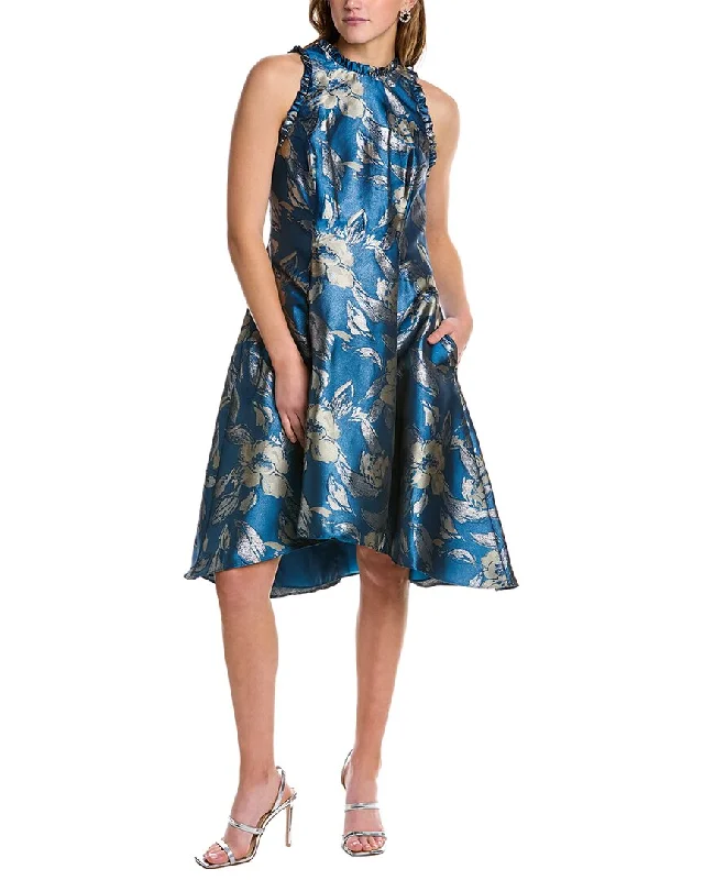 Women's Date Night Outfit Adrianna Papell Jacquard A-Line Dress