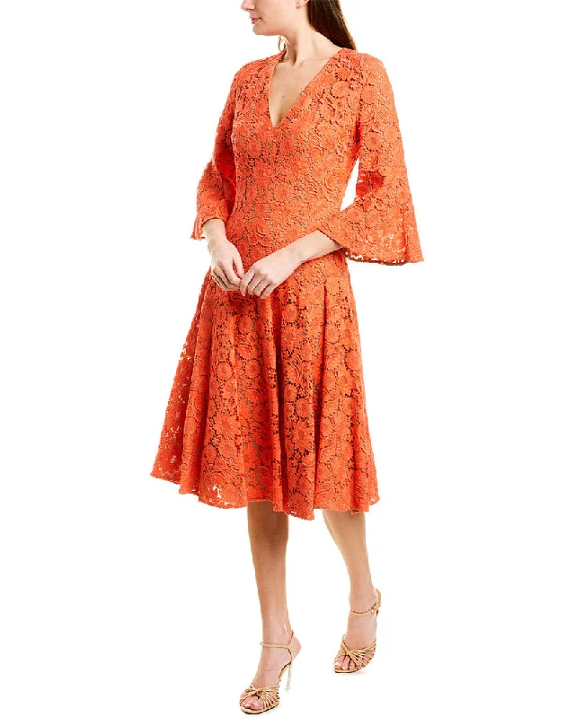 Classic Women's Clothing Styles Michael Kors Collection Silk-Lined A-Line Dress