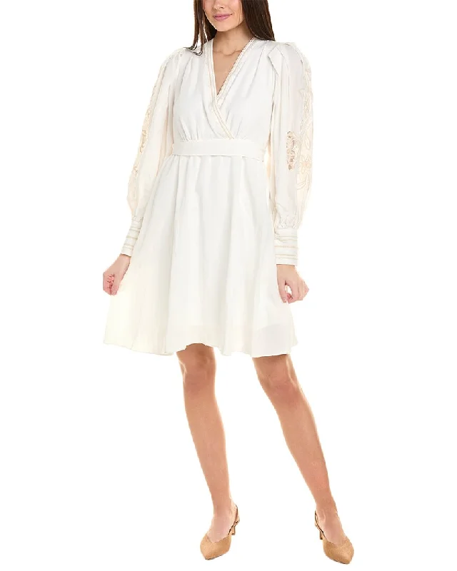 Women's Clothing Online Sale Kobi Halperin Hazel Linen-Blend A-Line Dress
