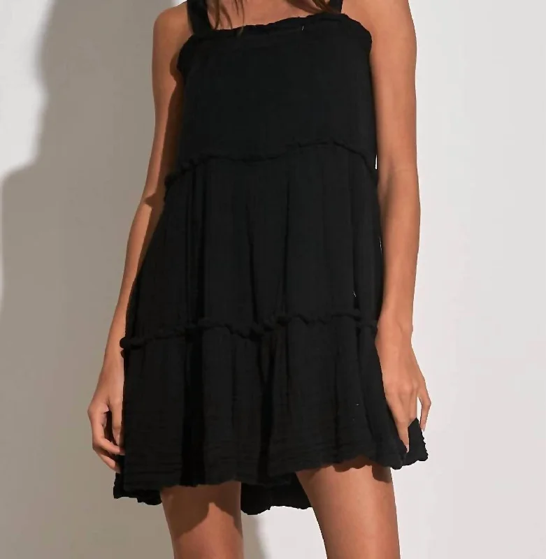 Women's Outfit Tank Dress In Black