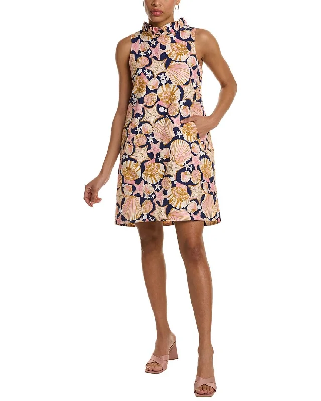 Stylish Women's Attire tyler böe Stella Linen-Blend A-Line Dress