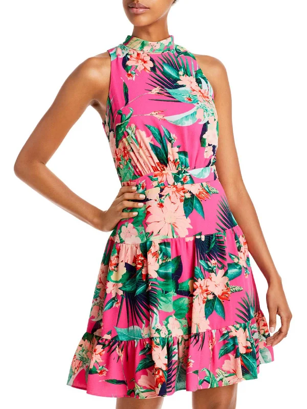 Clearance Sale Online Womens Backless Short Halter Dress