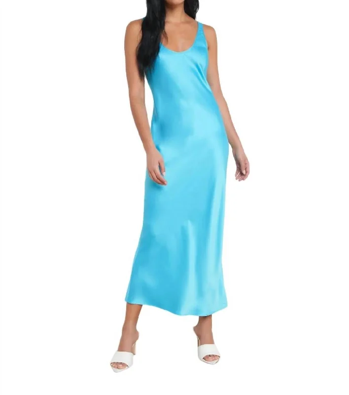 Casual Outfit For Women Akita Tank Dress In Blue Atoll