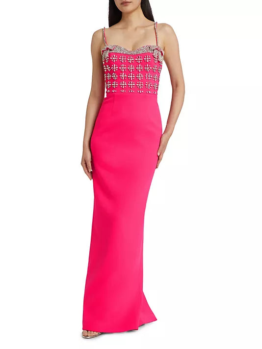 Best Online Women's Boutiques Rina Split Gown - Raspberry