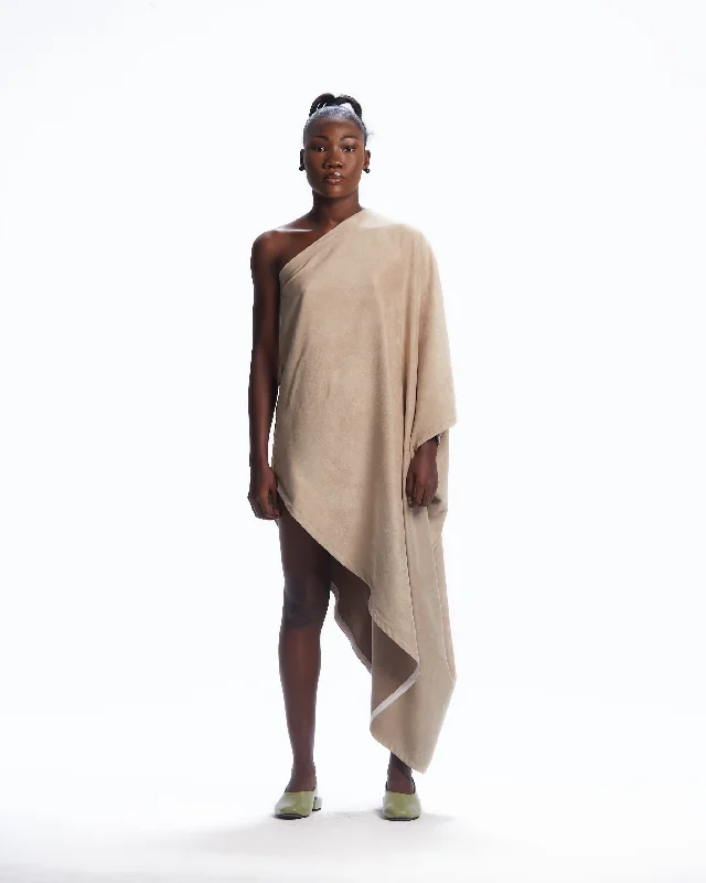 Women's Travel Garments AJABENG Kuukuwa Asymmetrical One-Shoulder Dress