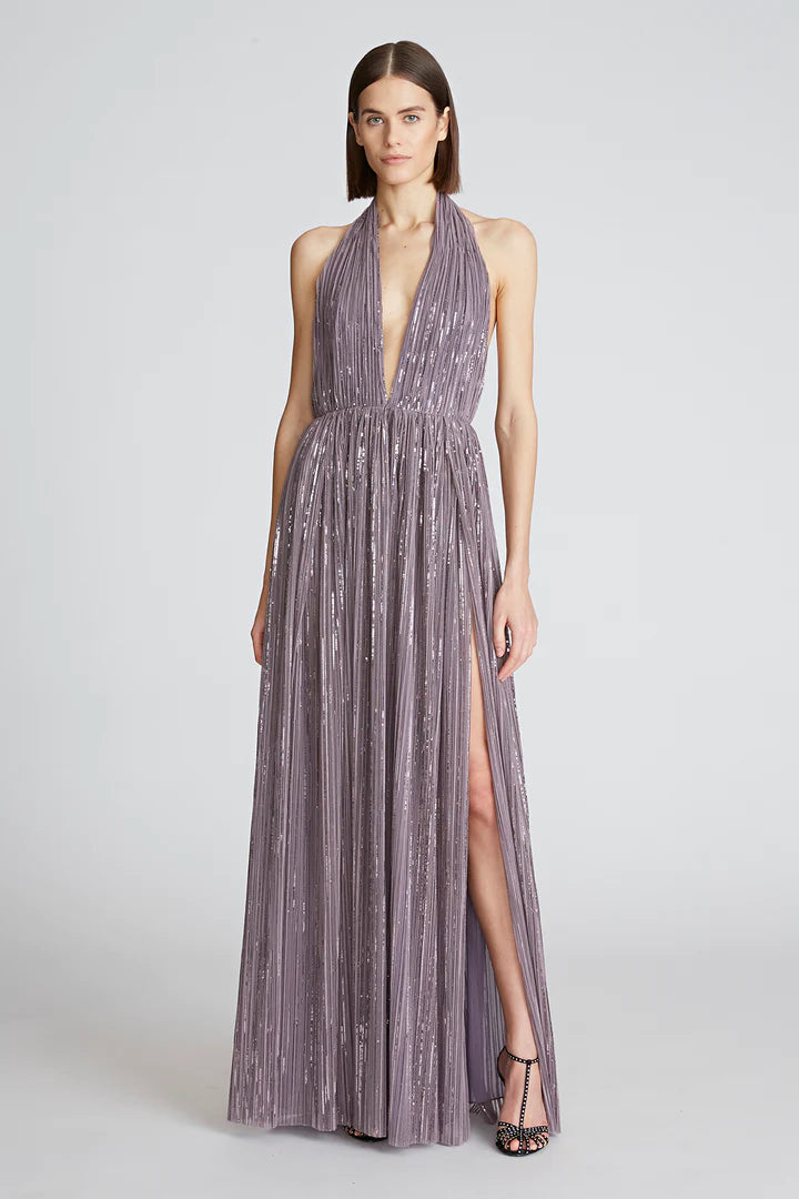 High Street Women's Fashion for Trendy Shoppers Valery Gown - Light Plum