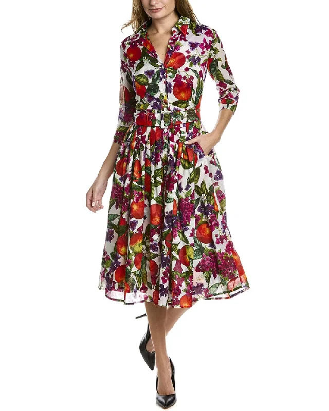 Women's Chic Outerwear Attire Samantha Sung Audrey #4 A-Line Dress