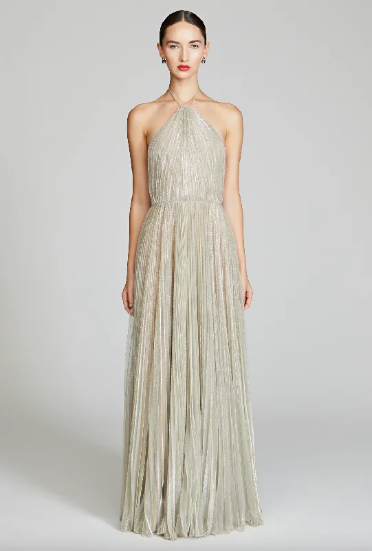 Women's Clothing Sets Marisol Lurex Gown - Pewter