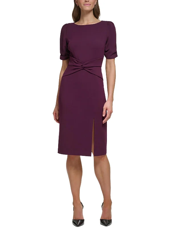 Women's Seasonal Apparel Womens A-Line Polyester Wear To Work Dress