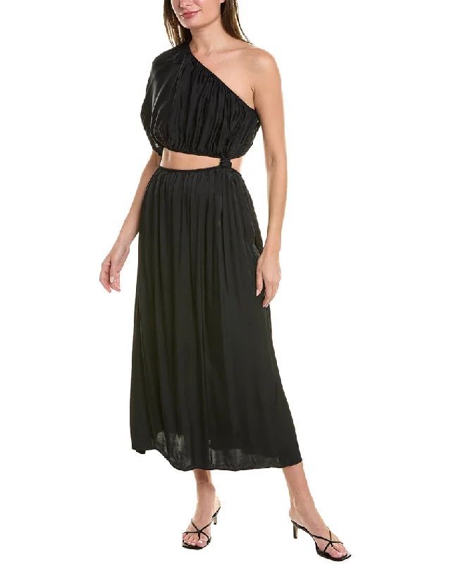 Clothes Woman FARM Rio One-Shoulder Dress