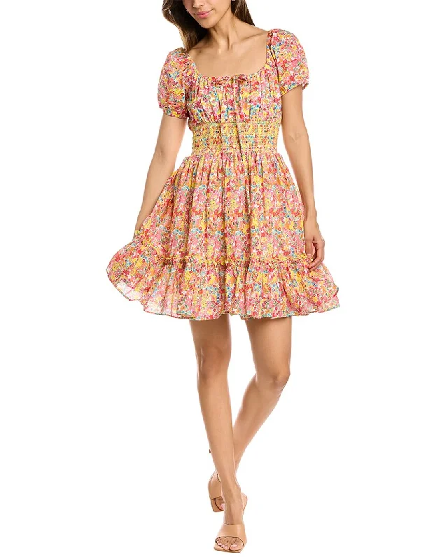 Shop Ladies Clothes Stellah Smocked A-Line Dress