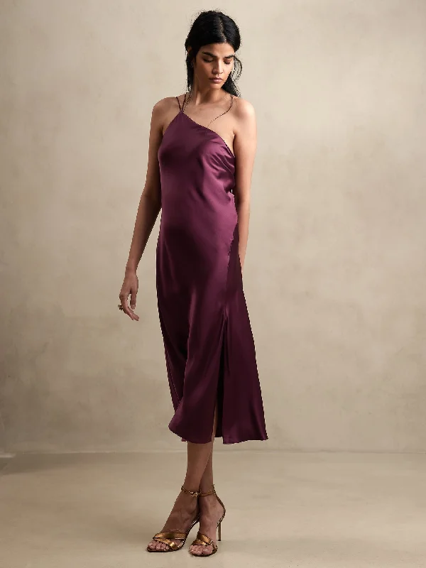 Sales Clothes Divine Silk One-Shoulder Dress