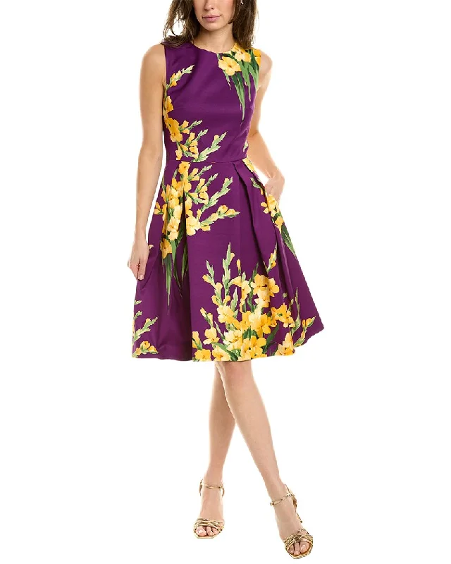 Women's Online Boutique Carolina Herrera Twill A-Line Dress